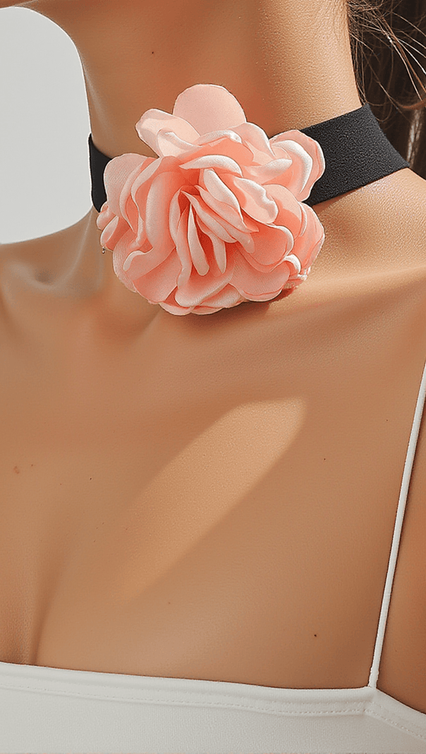 AIIZIE ANNYSTON 3D FLORAL COLLAR NECKLACE - product image