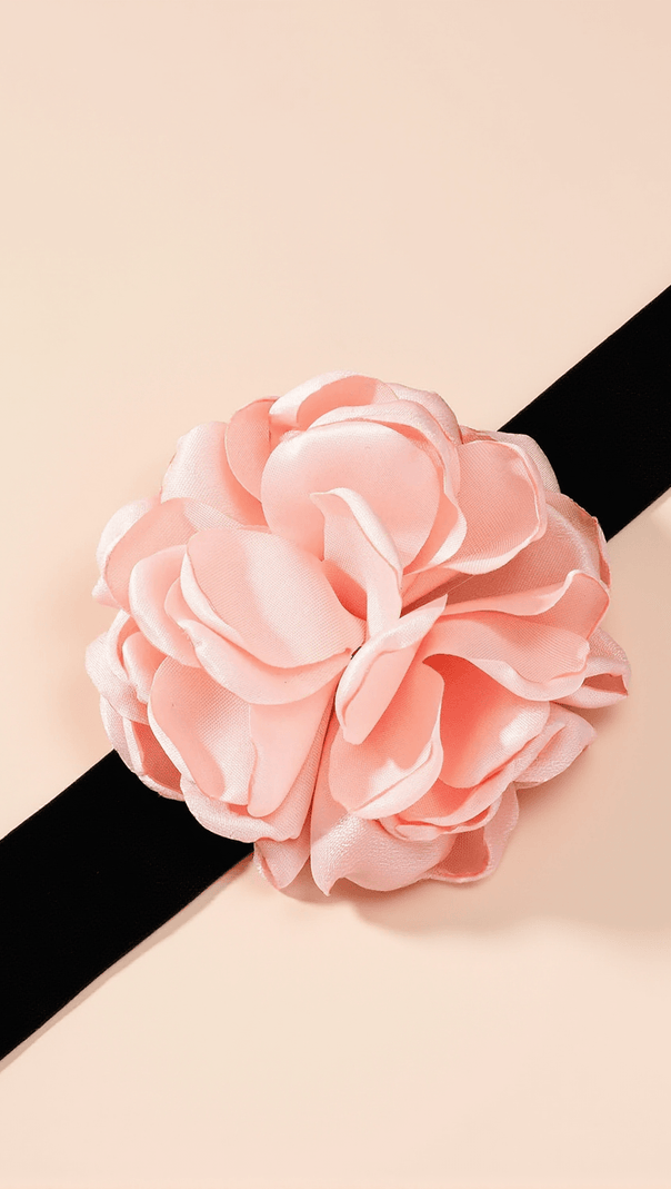 Annyston 3D Floral Collar Necklace