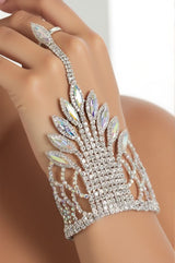 Arabia Diamond Floral Fringe Bracelet