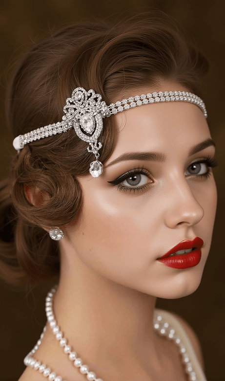 Bryttni Diamond Flower Hairband