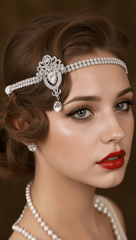 Bryttni Diamant-Blumen-Haarband