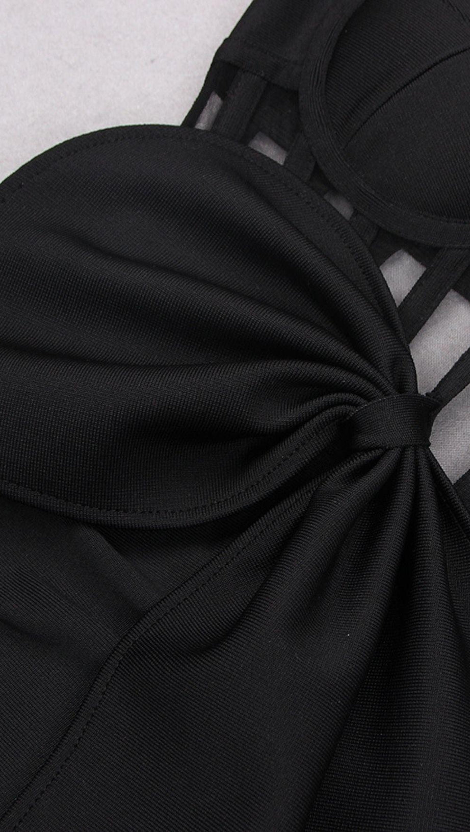 SPLIT BANDAGE MIDI DRESS IN RED