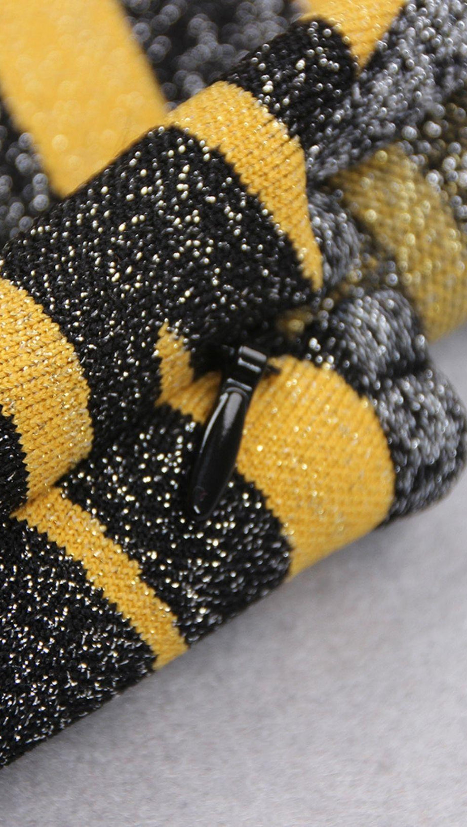 CUT OUT LEOPARD KNIT MAXI DRESS