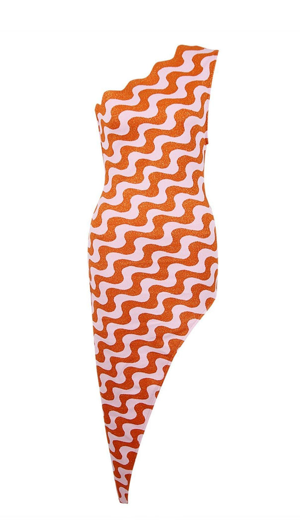 AIIZIE ASYMMETRIC WAVY DRESS - product image