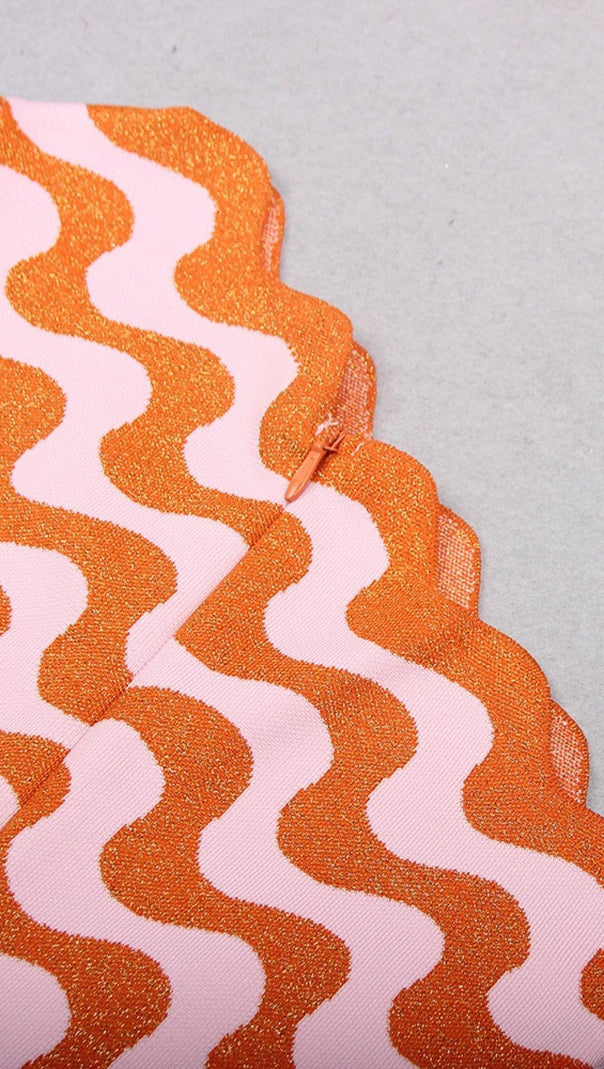AIIZIE ASYMMETRIC WAVY DRESS - product image