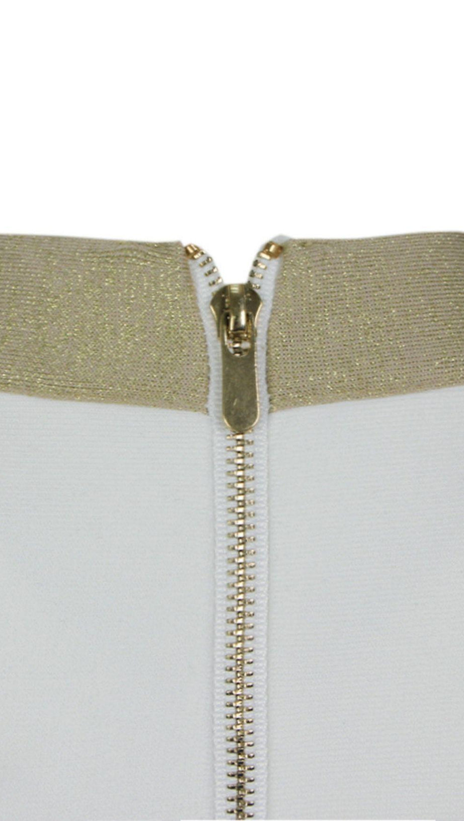 PLUNGE BANDAGE MINI DRESS IN WHITE