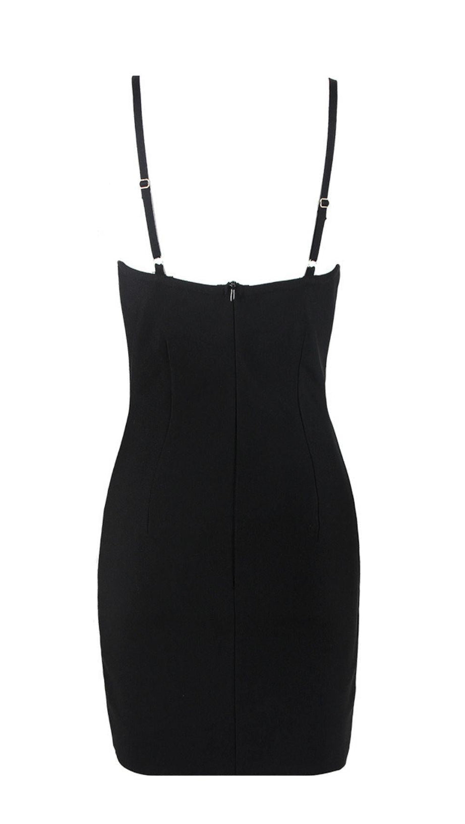 MINI ABITO CON BENDAGGIO E FIORI DI CRISTALLO