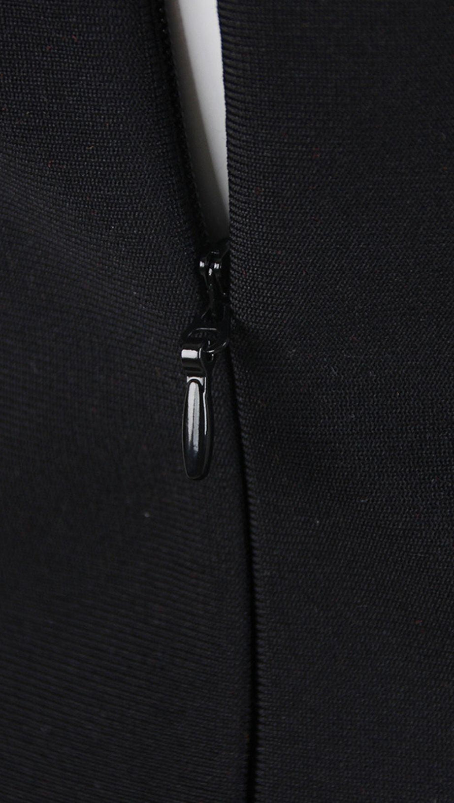 MINI ABITO CON BENDAGGIO E FIORI DI CRISTALLO