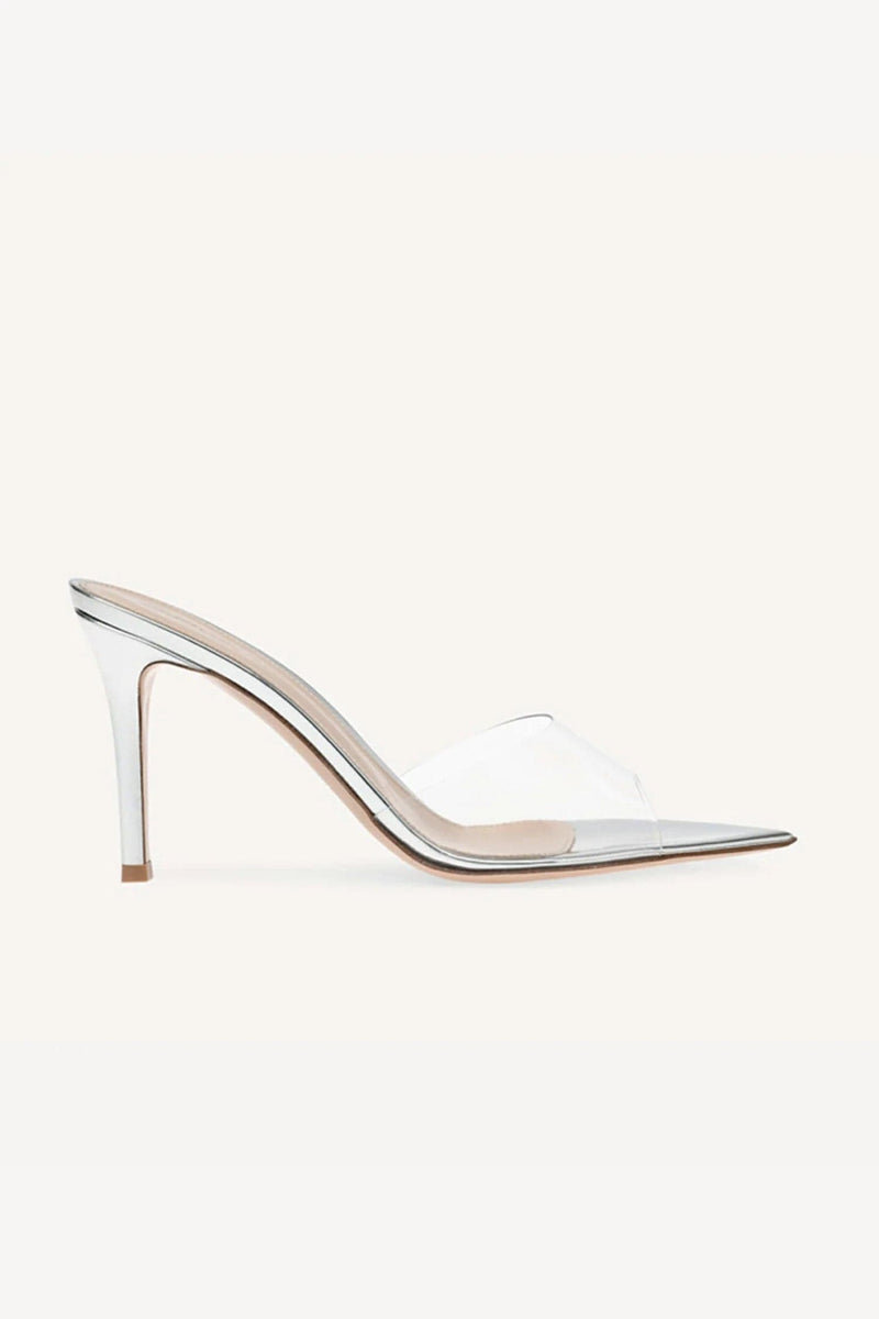 Caetlyn Clear Monochrome Heels