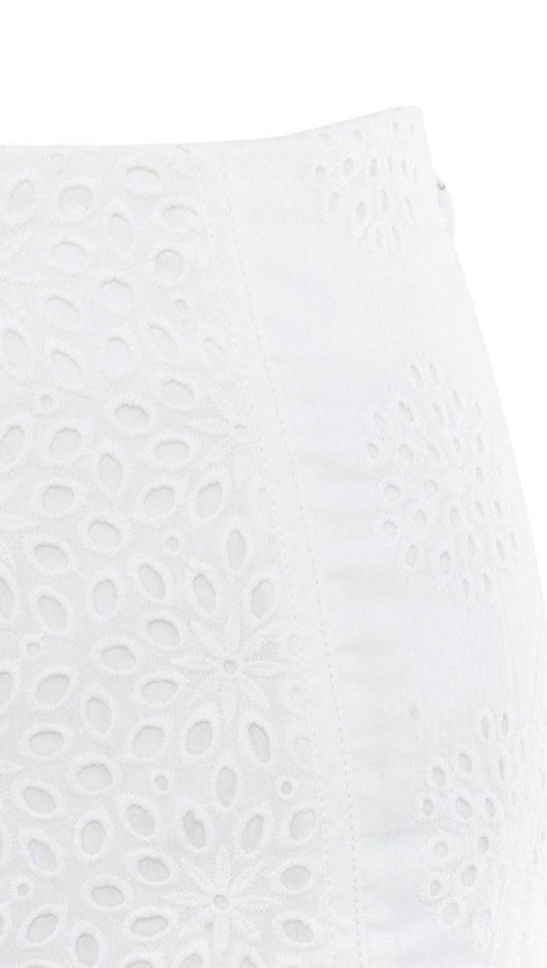 AIIZIE RUFFLE TWO PIECE SET IN WHITE - product image