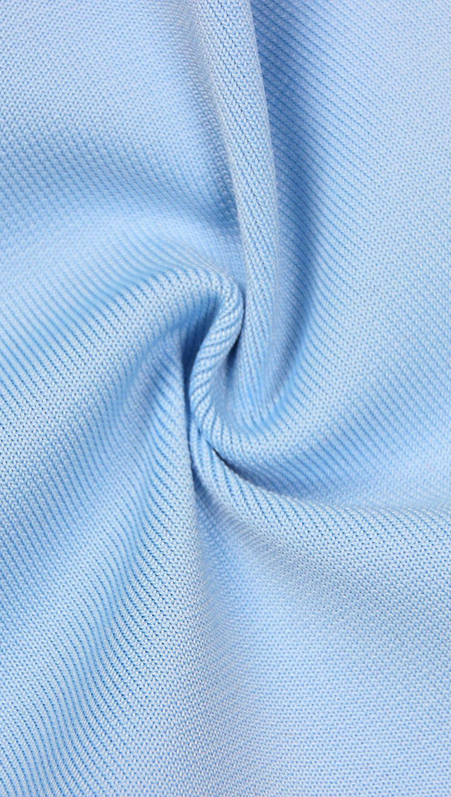 SLIT MINI DRESS IN BLUE