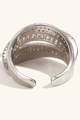 Primrose Diamonds Crossover Ring