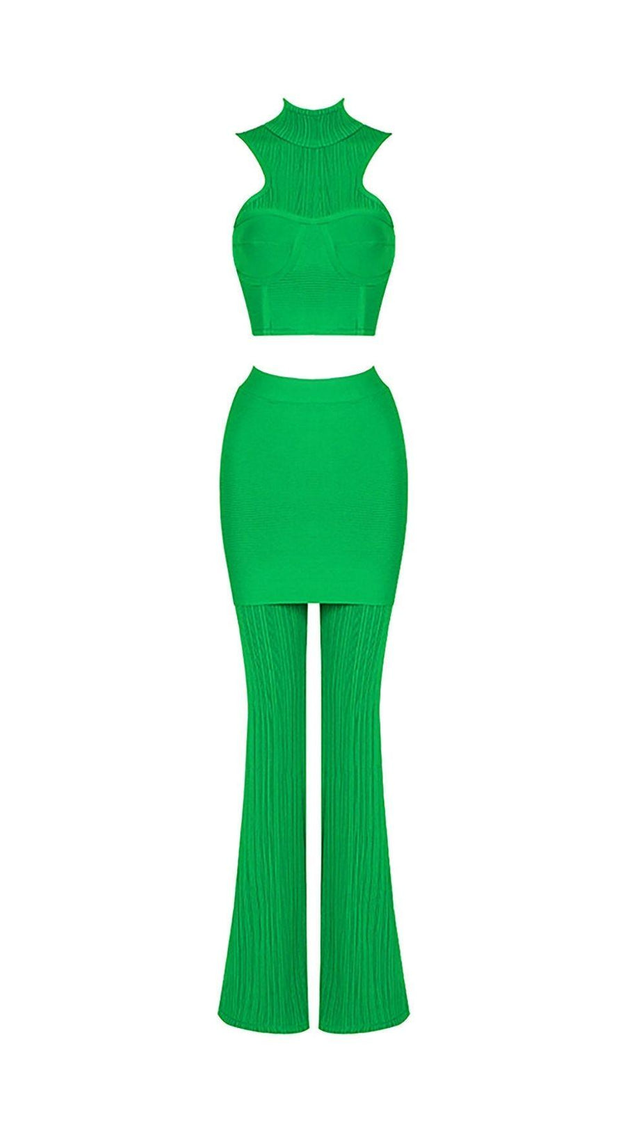 SET DI DUE PEZZI DI BENDAGGI IN VERDE