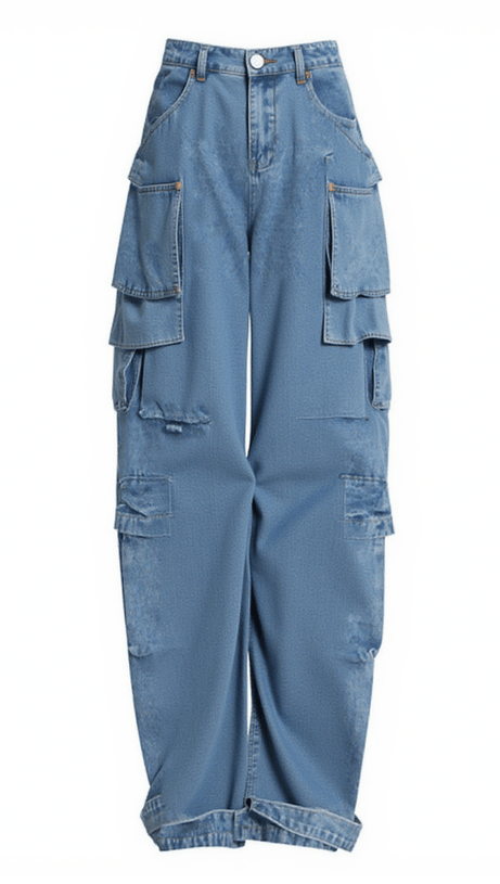GIULIA DENIM PANTS IN BLUE