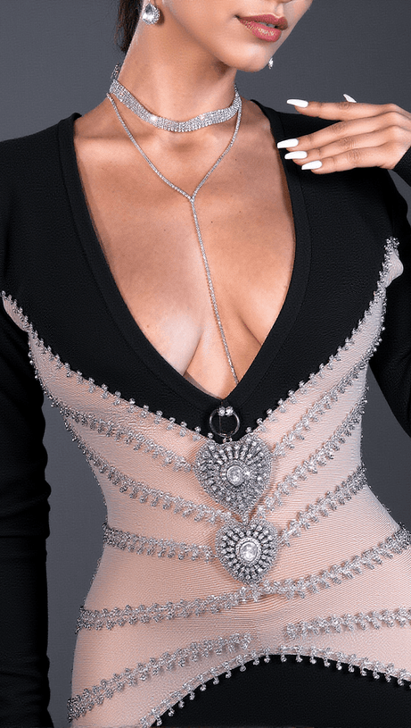 COLLANA CON CATENA DI DIAMANTI KAMERYN