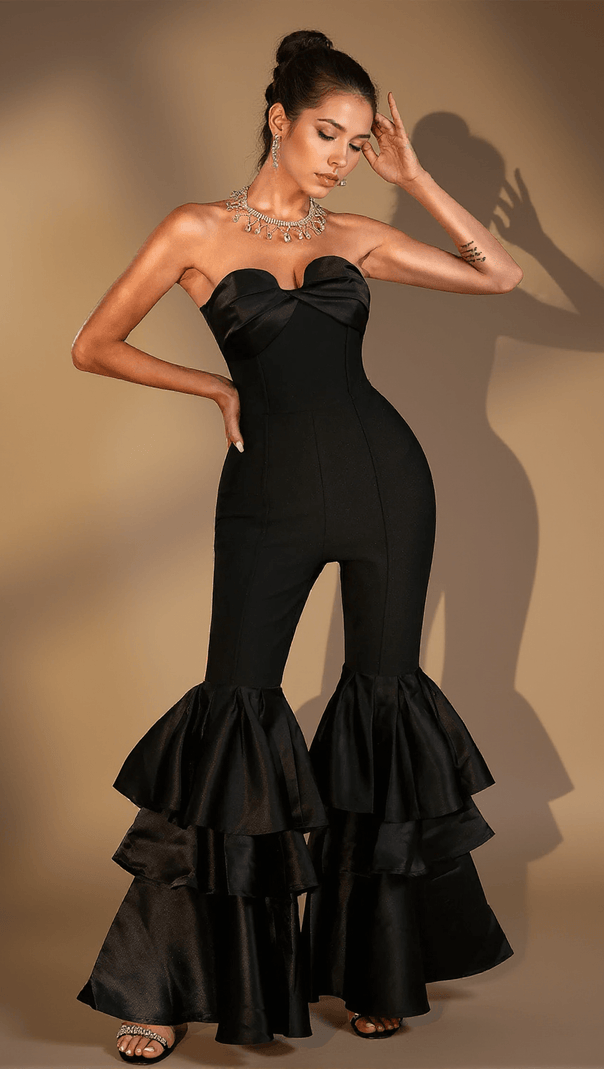 AIIZIE NIKOLAOS RUFFLE JUMPSUIT - product image