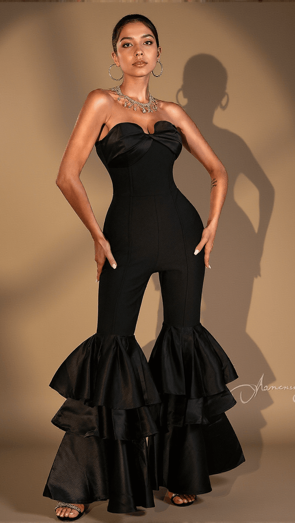 AIIZIE NIKOLAOS RUFFLE JUMPSUIT - product image