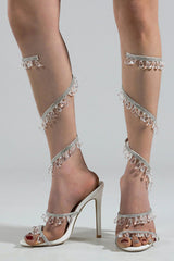 Inari Diamond Fringe Heels