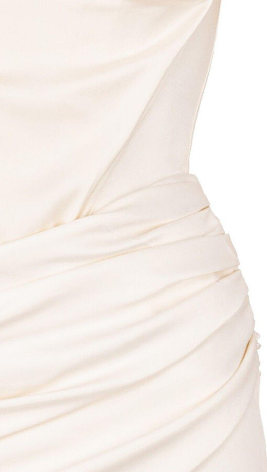 GONNA PLISSETTATA CON TOP A TUBO IN AVORIO