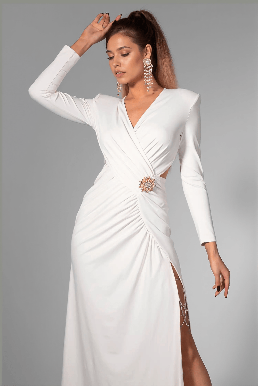 Brynnli – Kleid mit Cinch-Rüschen und Taille