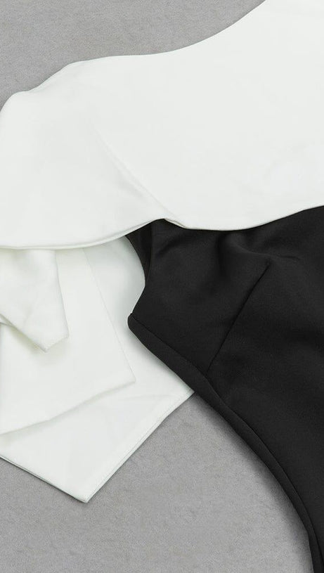 BLACK JEWEL NECK SPLIT FRONT SLEEVELESS BACKLESS MIDI DRESS