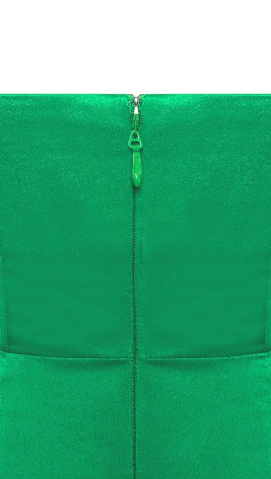 SATIN CORSET DRESS IN GREEN
