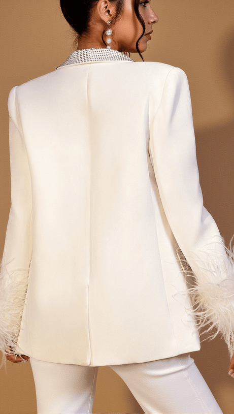 GREYLA DIAMOND FEATHER BLAZER