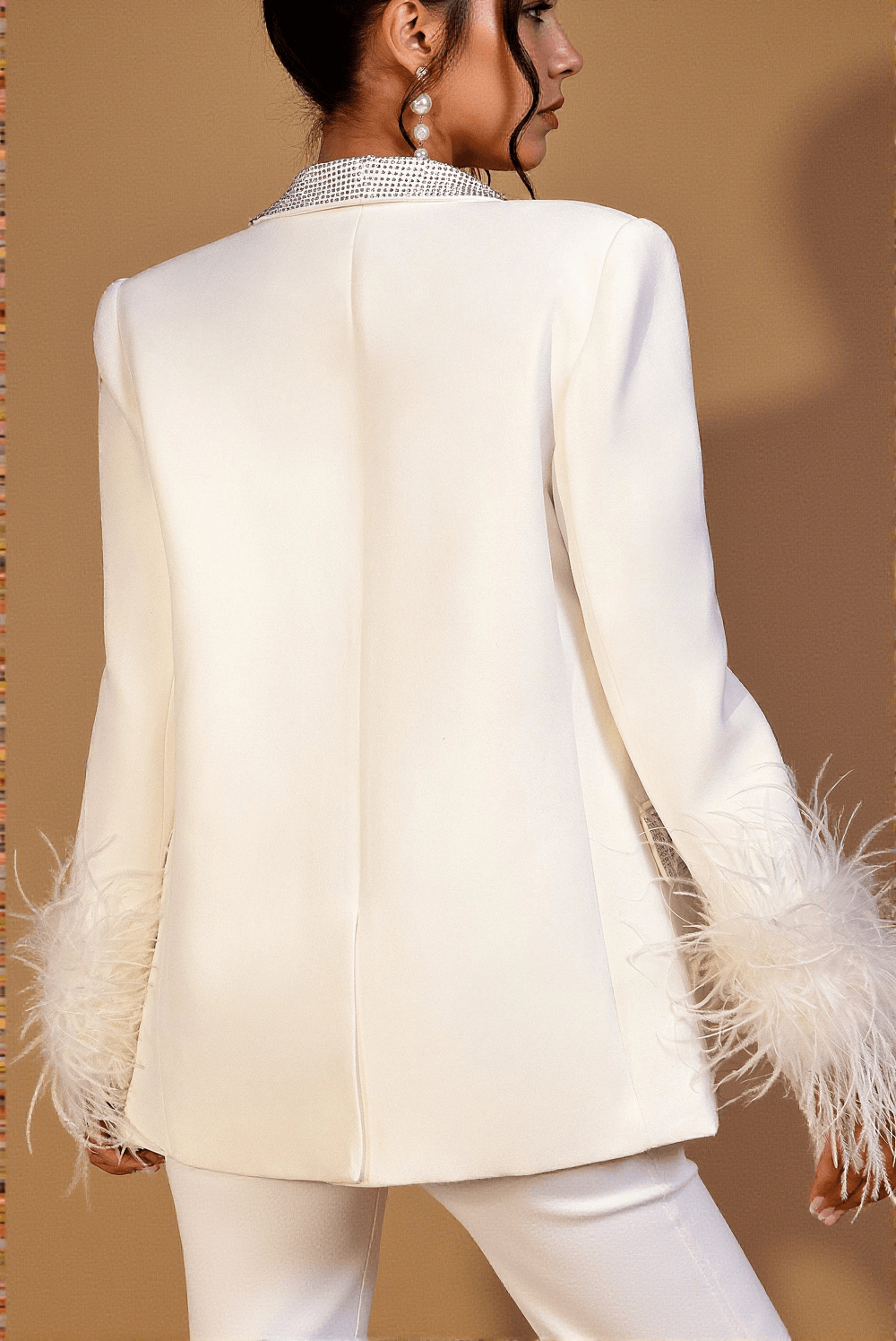 GREYLA DIAMOND FEATHER BLAZER