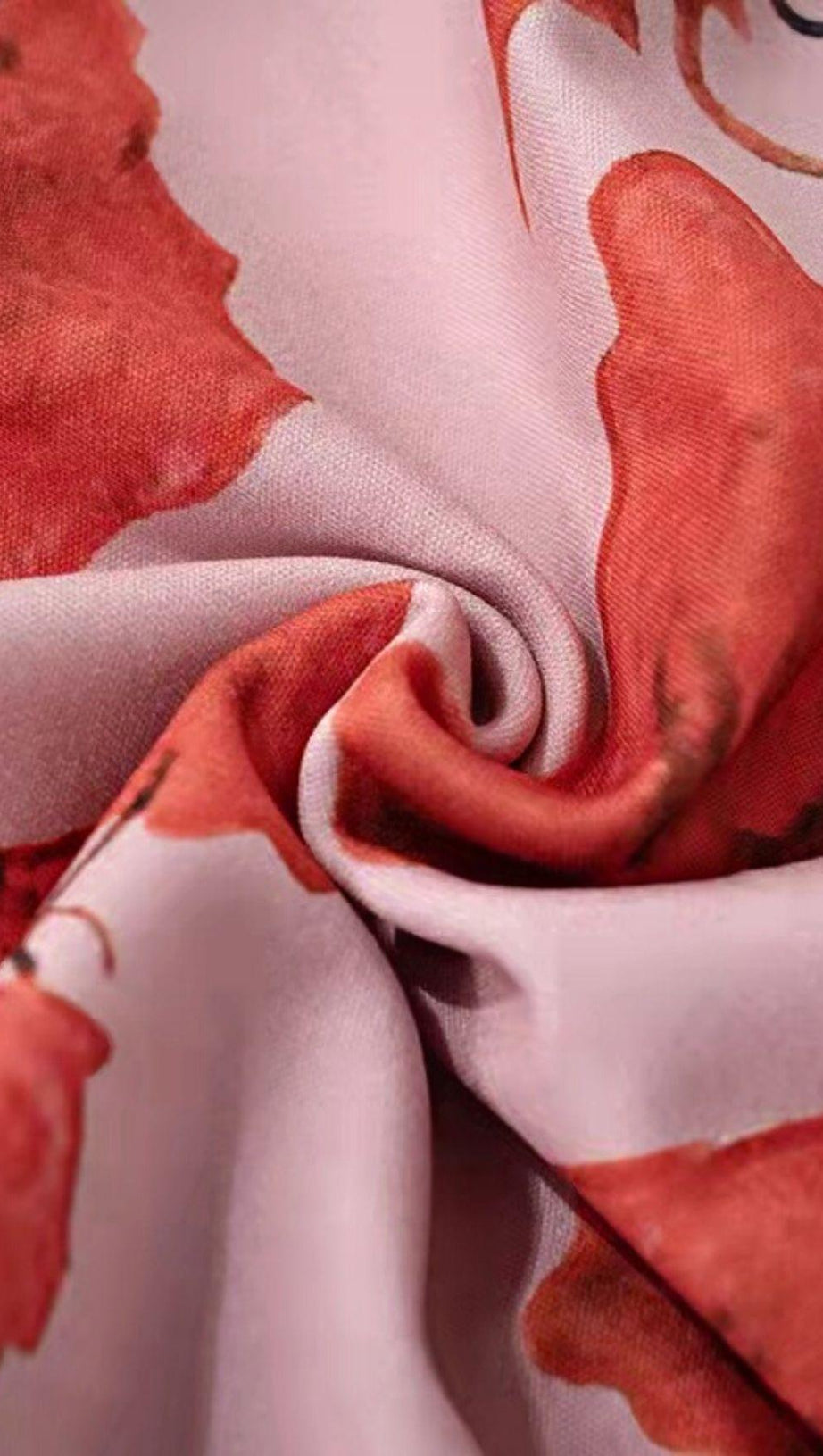 ROSE PRINT CUT OUT DRAPED MINI DRESS