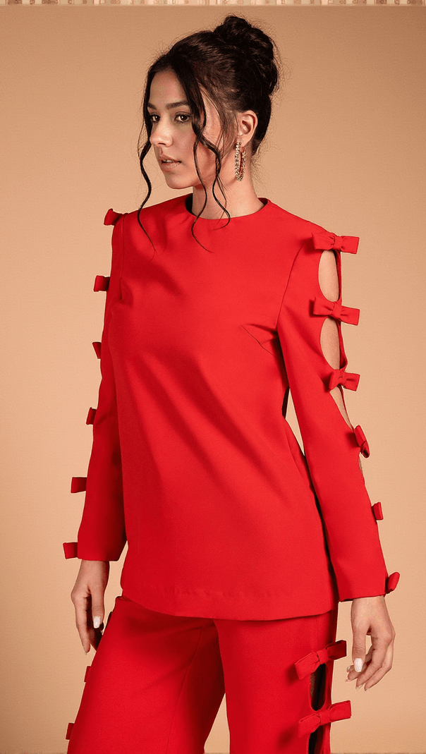 AIIZIE FAYANNA BUTTERFLY CUTOUT ENSEMBLE - product image