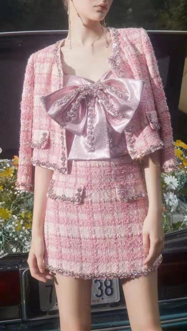 AIIZIE PINK WOOLEN SUIT SET - product image