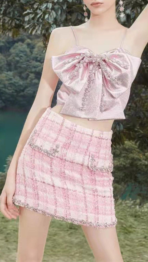 AIIZIE PINK WOOLEN SUIT SET - product image