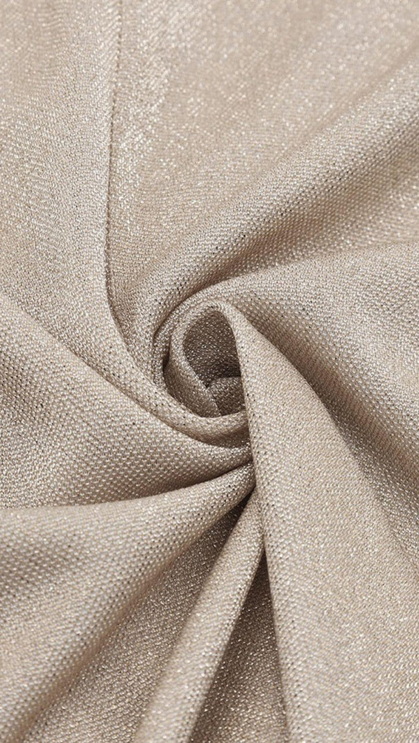AIIZIE KHAKI RUCHED MINI DRESS - product image