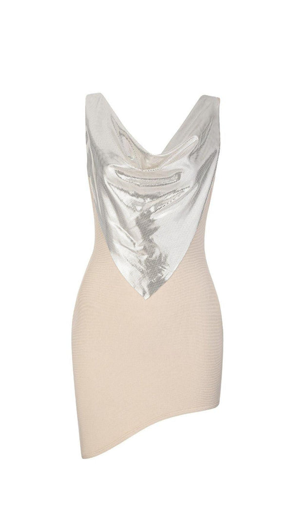 AIIZIE SEQUIN ASYMMETRIC BANDAGE MINI DRESS - product image