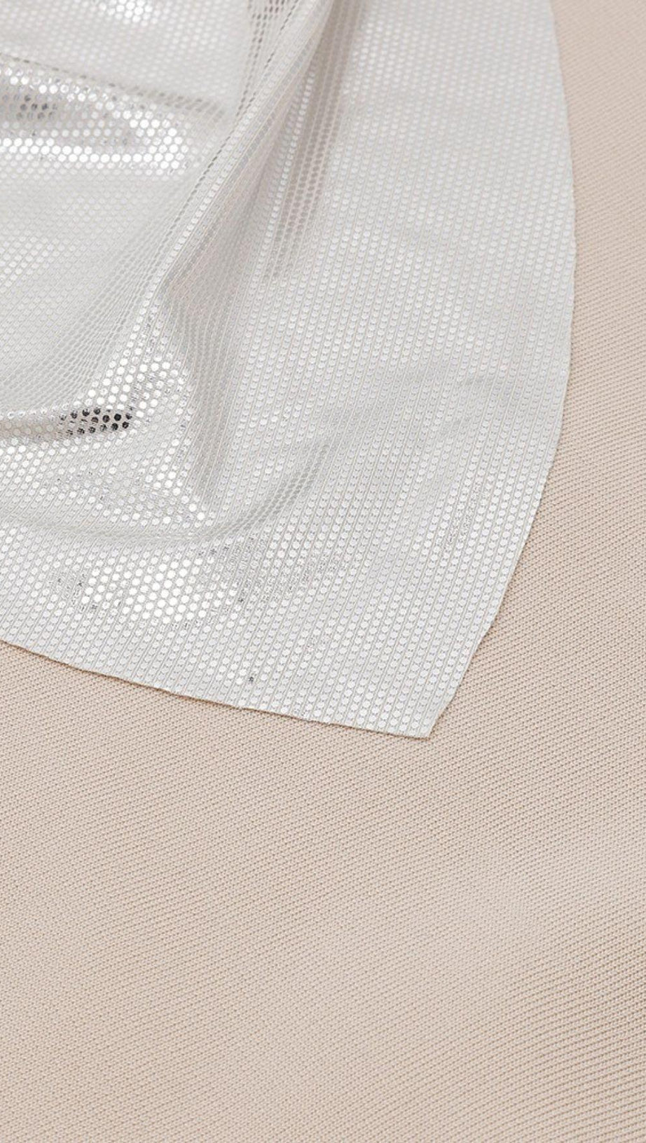 SEQUIN ASYMMETRIC BANDAGE MINI DRESS