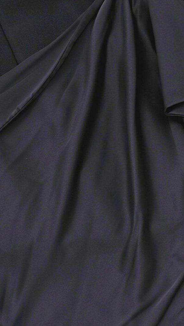 AIIZIE RUCHED MINI DRESS IN BLACK - product image