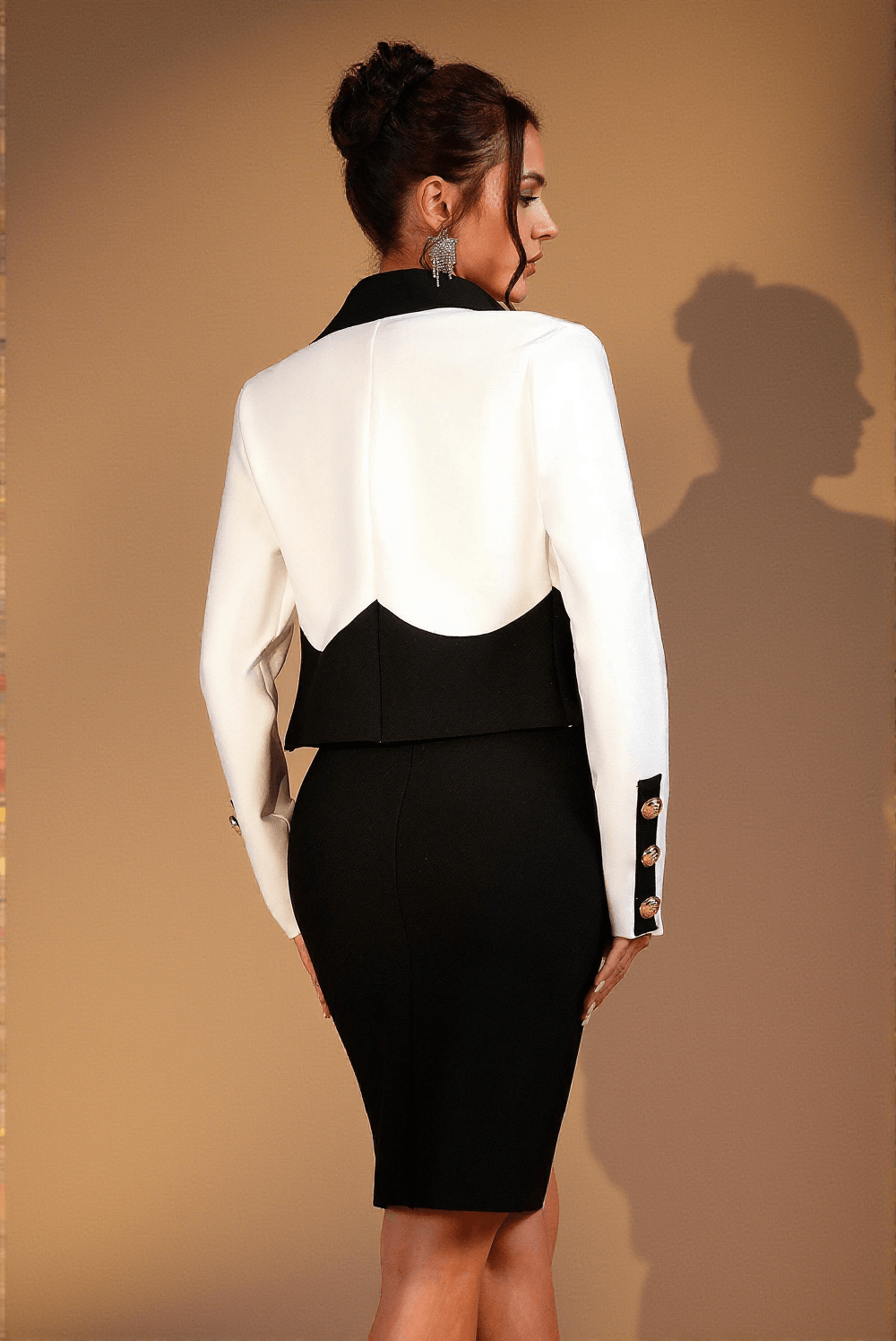 ABITO PATCHWORK CON BOTTONI JANAE