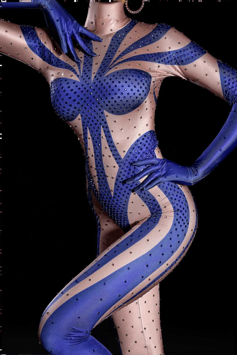 TUTA A COLLO ALTO IN RETE DIAMANTI FLORIENNE