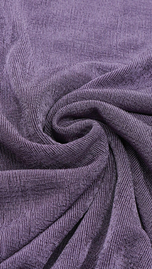 AIIZIE VIOLET RUCHED KNIT MAXI DRESS - product image