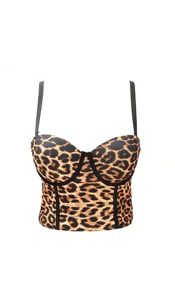 LEOPARD CORSET TOP