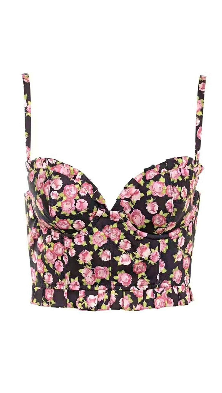 Camisole mit Blumendruck