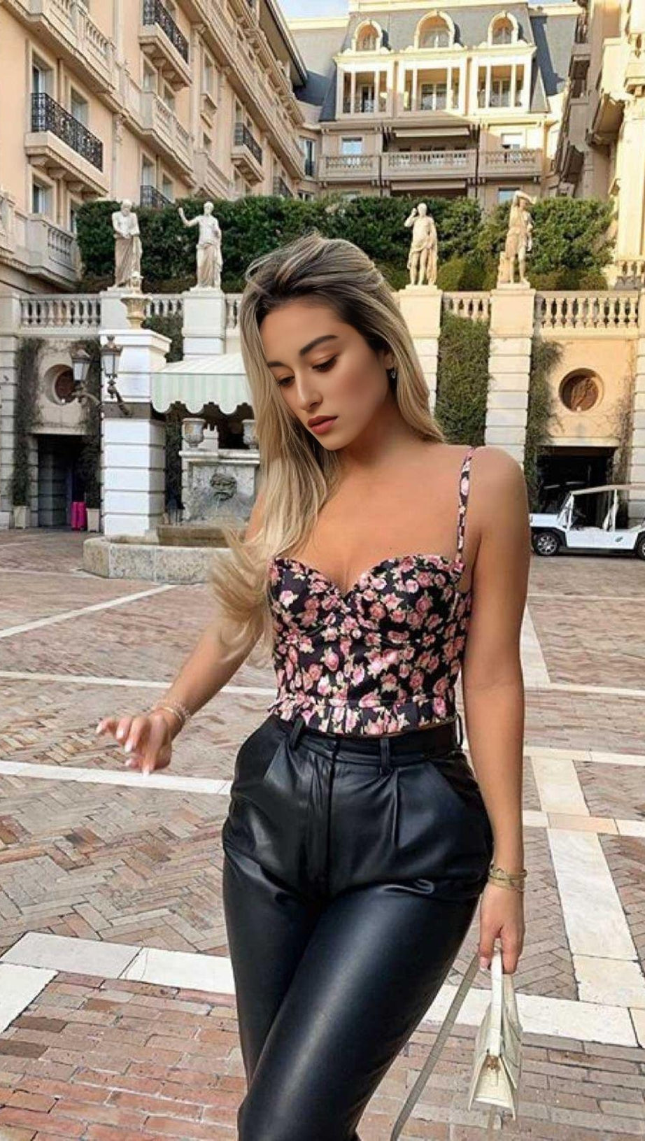 Camisole mit Blumendruck