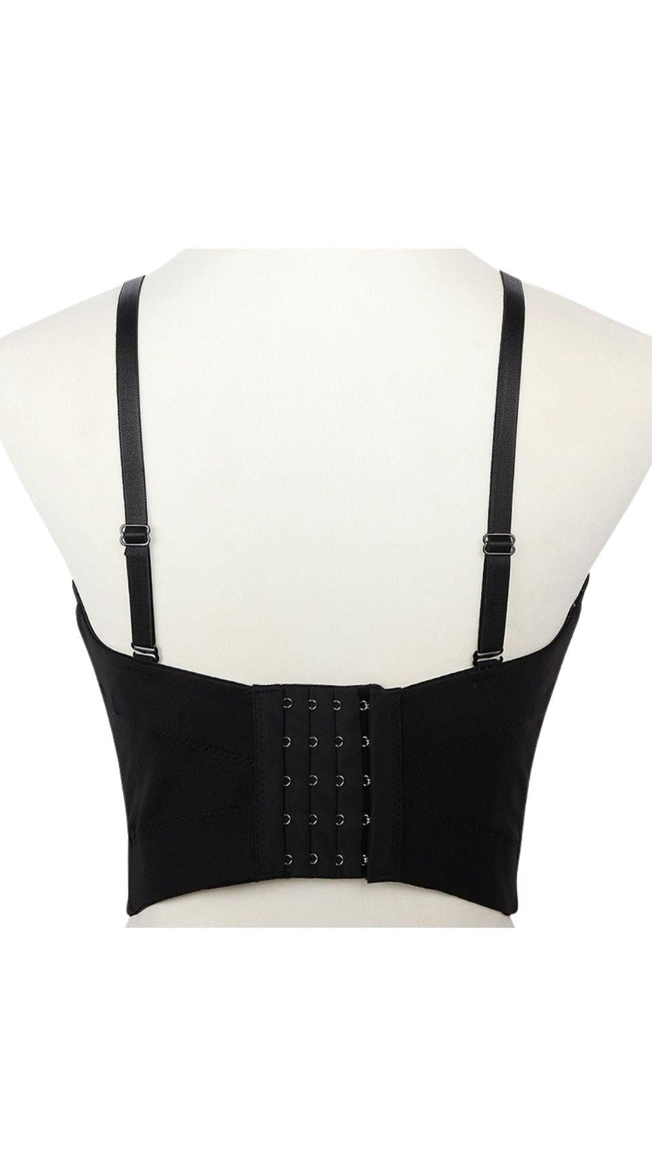 BLACK EMBELLISHED CORSET