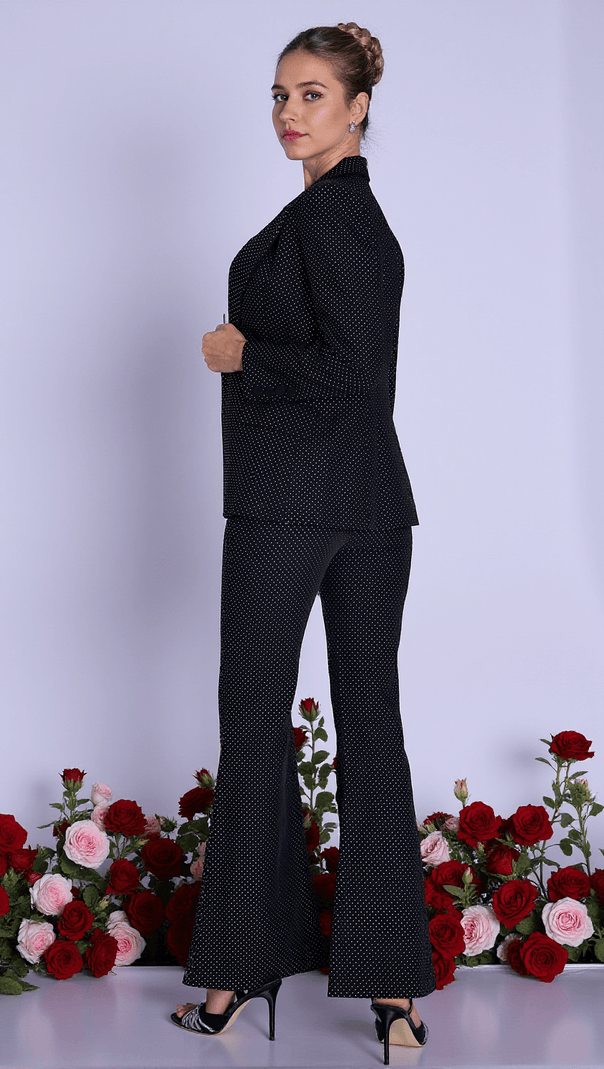 AIIZIE LORILYN DIAMOND BUTTON SUIT 3 PIECE SET - product image
