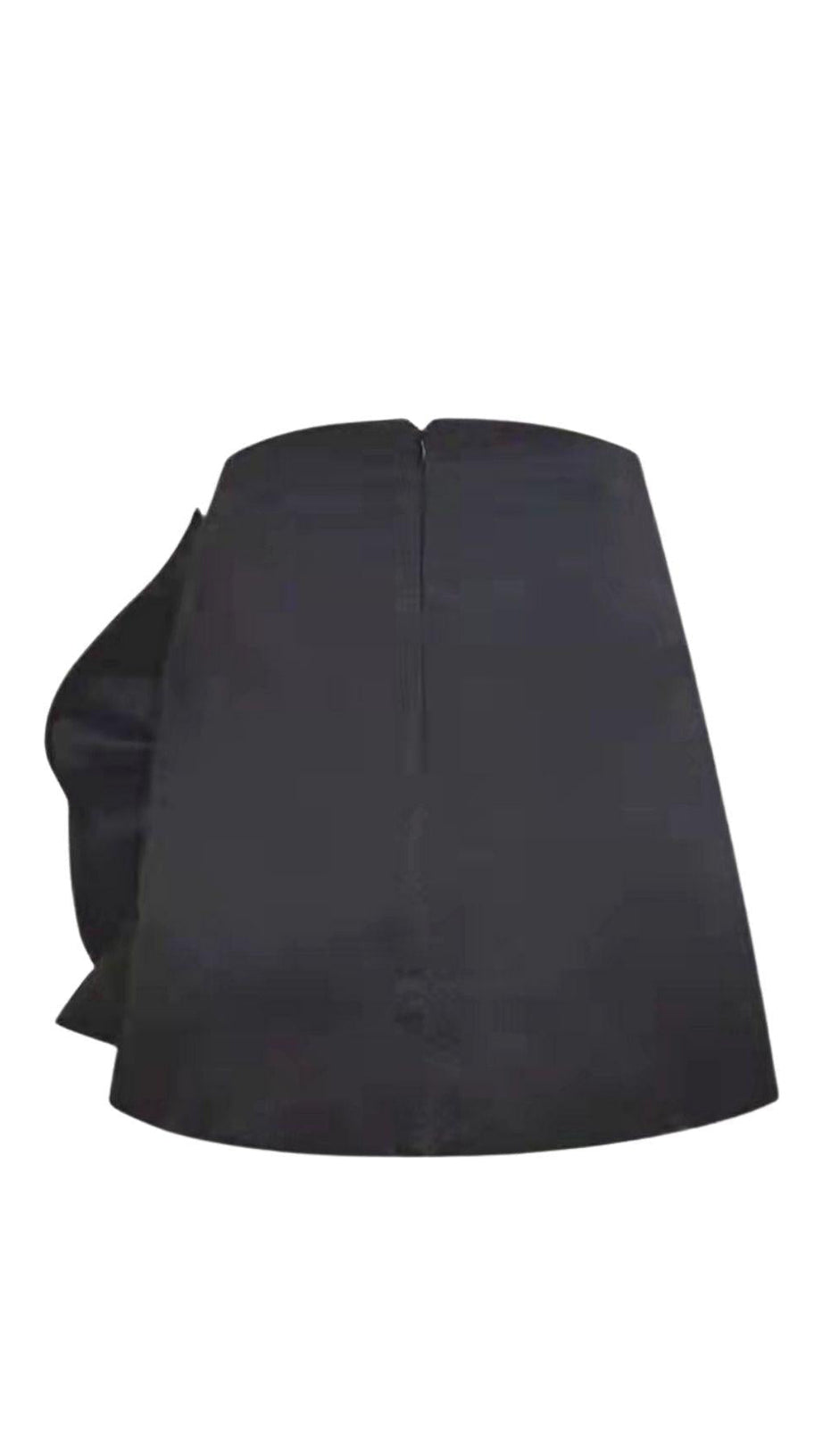 BLACK CRYSTAL BOW SKIRT