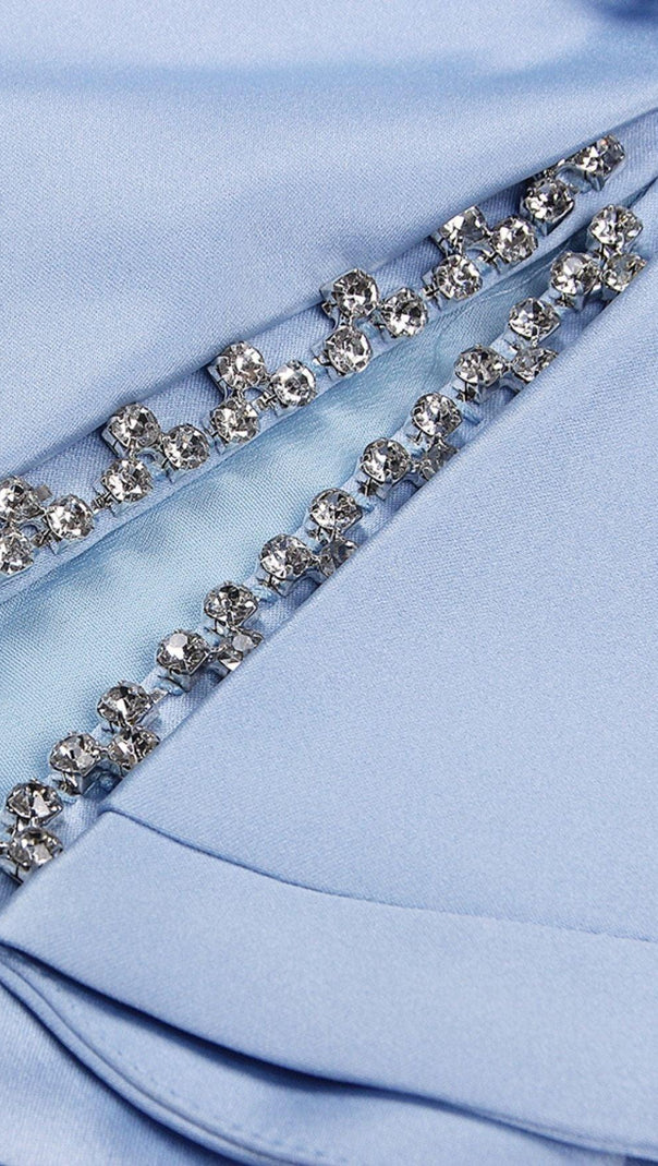 AIIZIE BLACK CRYSTAL BOW SKIRT - product image