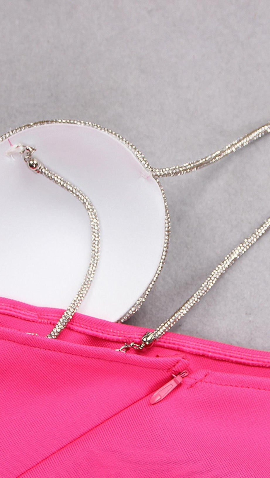 BLACK ONE SHOULDER CRYSTAL MINI DRESS