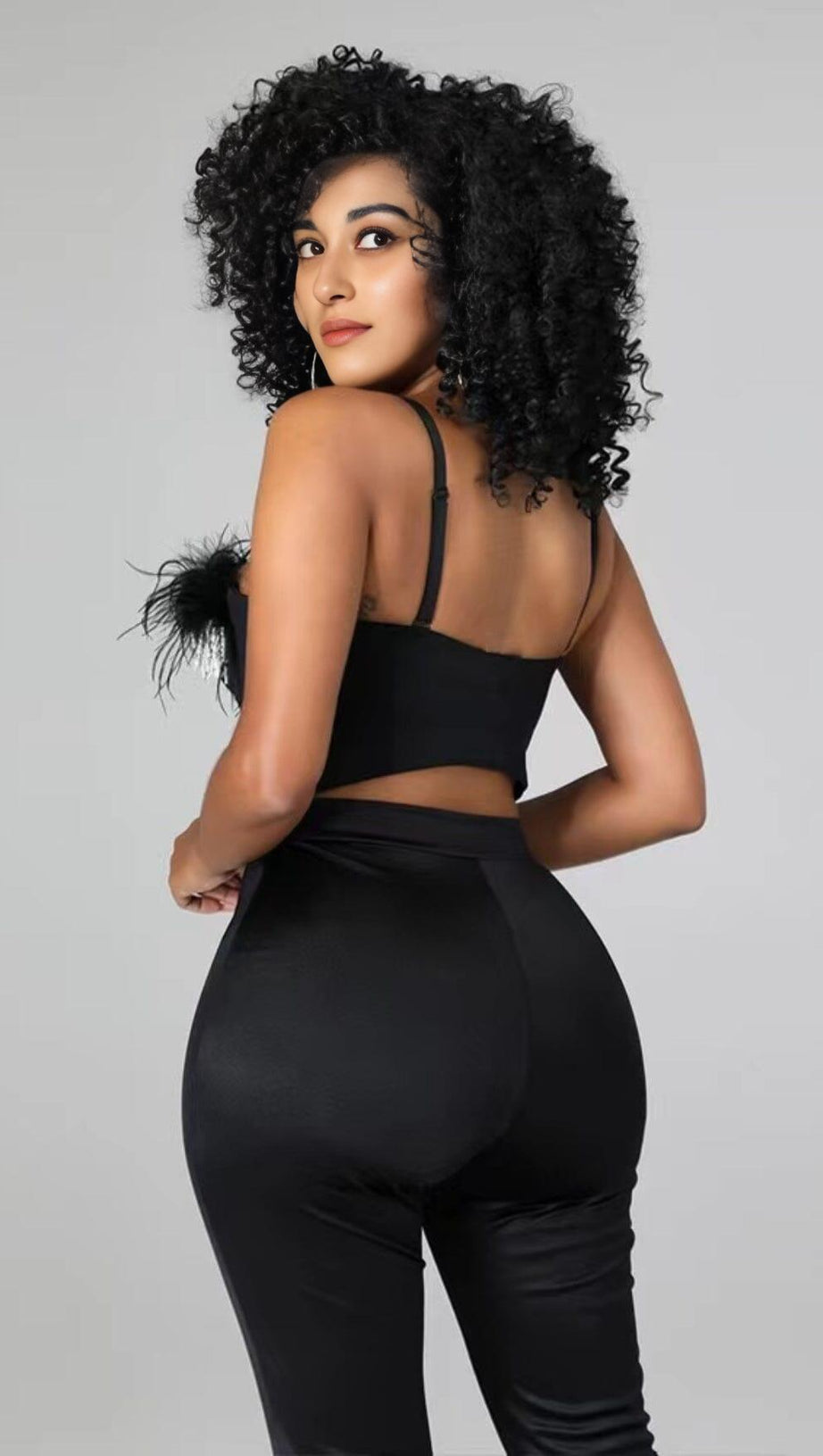 TOP CORSETTO CON PIUME DI PERLA