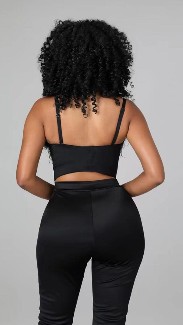 AIIZIE PEARL FEATHER CORSET TOP - product image