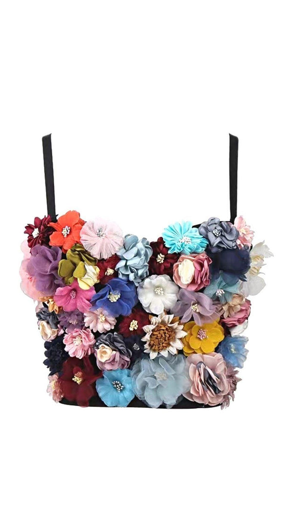 AIIZIE FLORAL CORSET TOP - product image